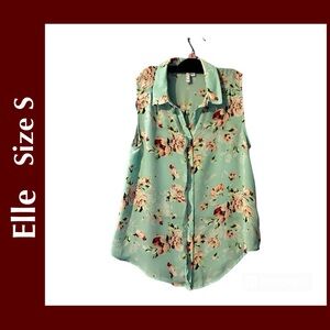 Elle Sleeveless Floral  Top